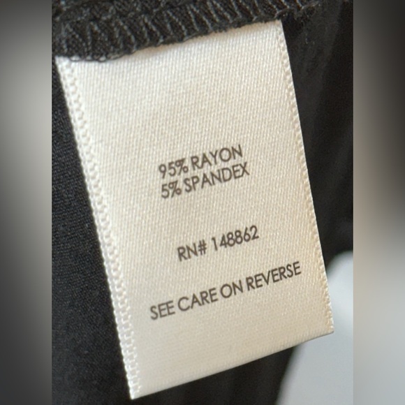 Surplice Culotte Jumpsuit Super Soft Black Size 3X - Picture 5 of 6